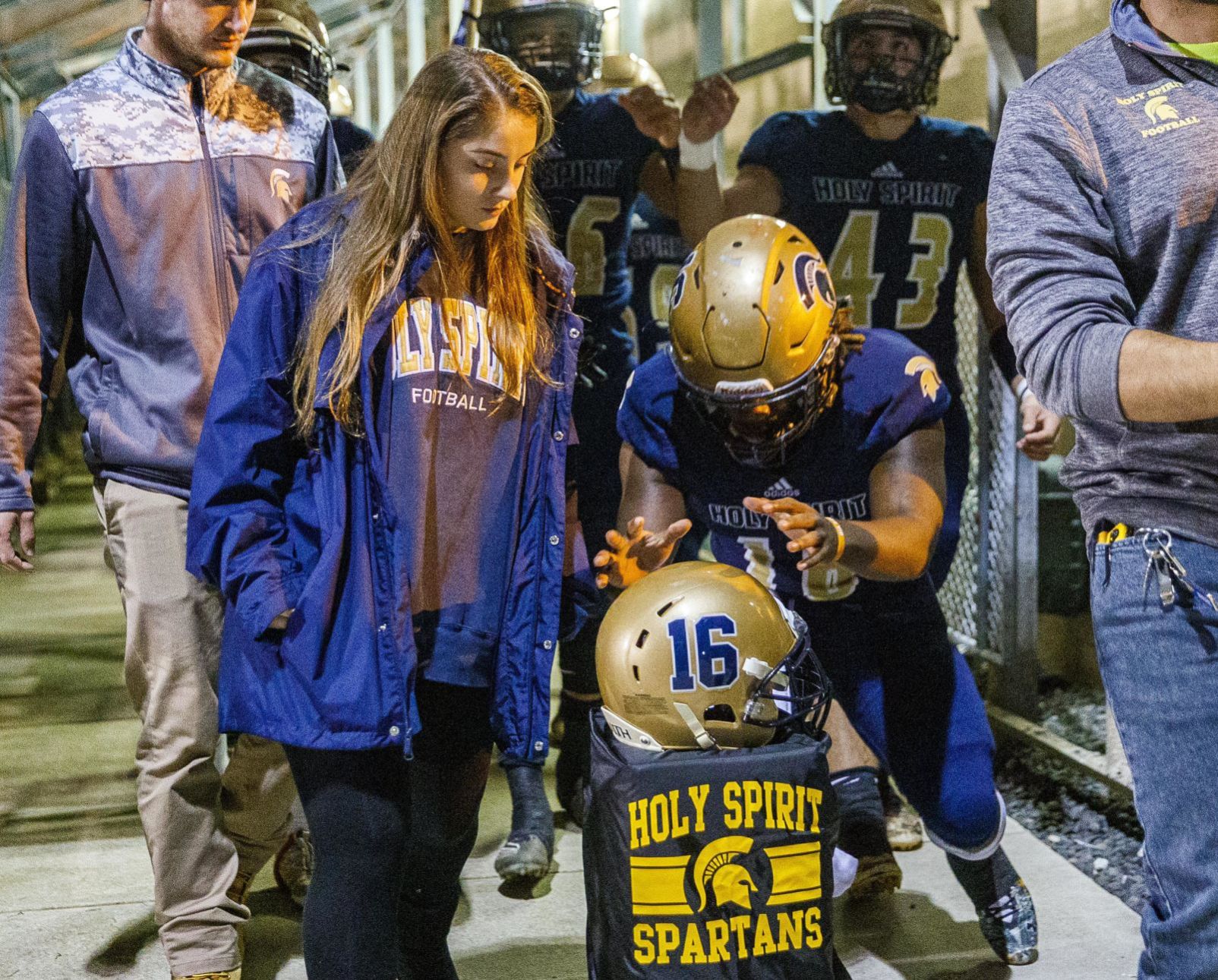 Wearing #16 for Walsh